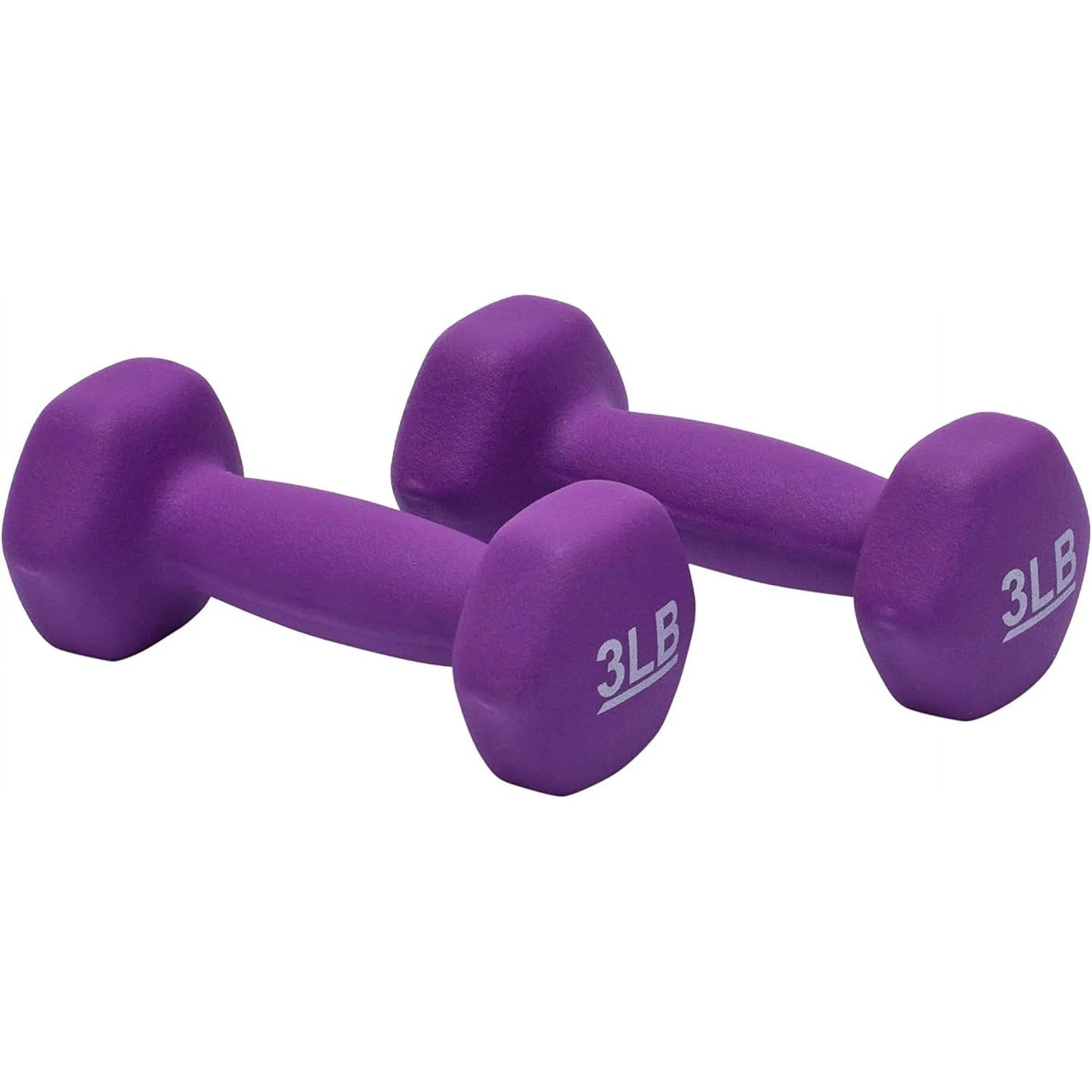 Neoprene Dumbbell Hand Weights for Exercise and Muscle Toning