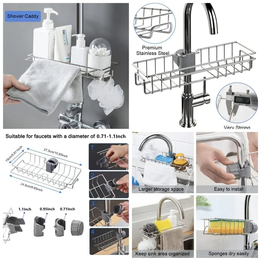 Stainless Steel Faucet Rack