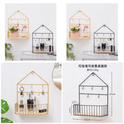 Creative Wall-Mounted Shelf Hook Only Black